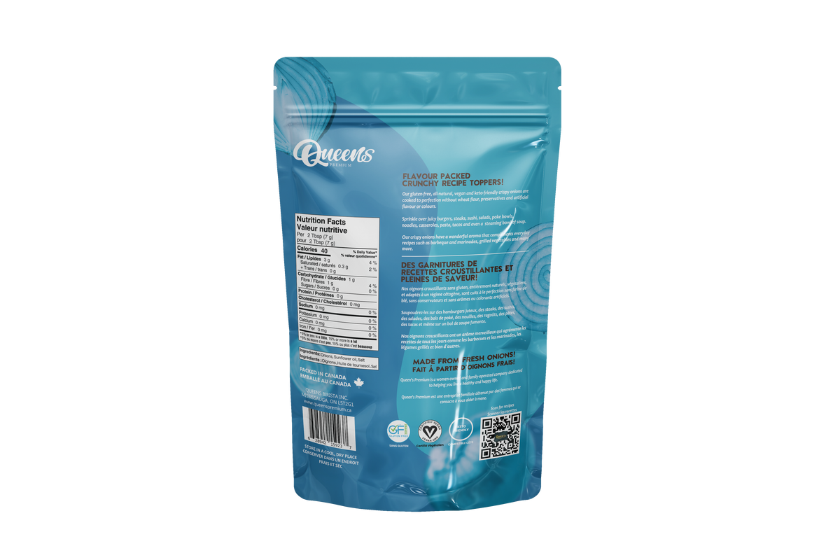 Queen’s Premium Lightly Salted Crispy Onions – 175 g