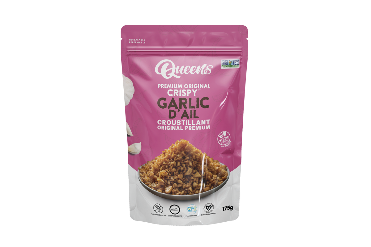 Queen's Premium Original Crispy Garlic 175 g pouch